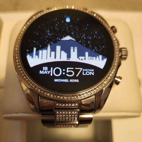 Michael Kors access Bradshaw 2 rhinestone smartwatch MKT5088 fossil gen 5 Google - Picture 1 of 6